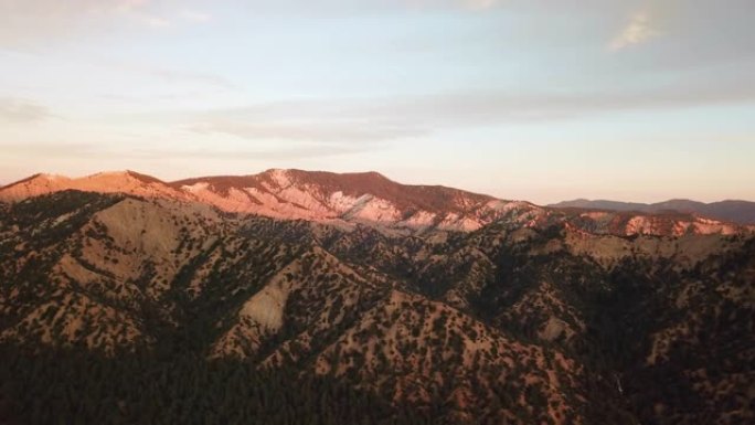 洛克伍德谷加州电影景观日落空中无人机