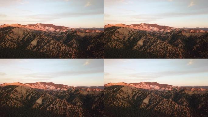洛克伍德谷加州电影景观日落空中无人机