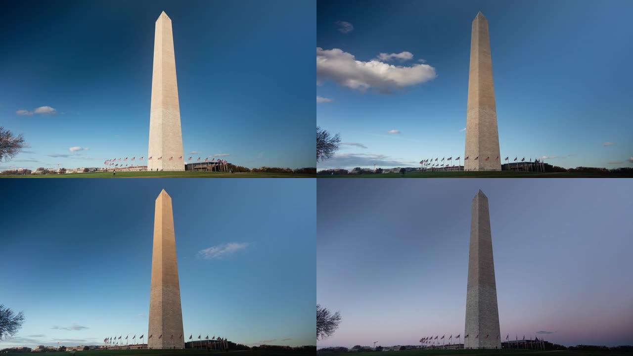 华盛顿纪念碑-华盛顿特区日日夜夜-时光流逝