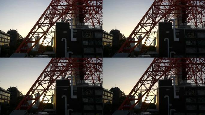 东京铁塔清晨