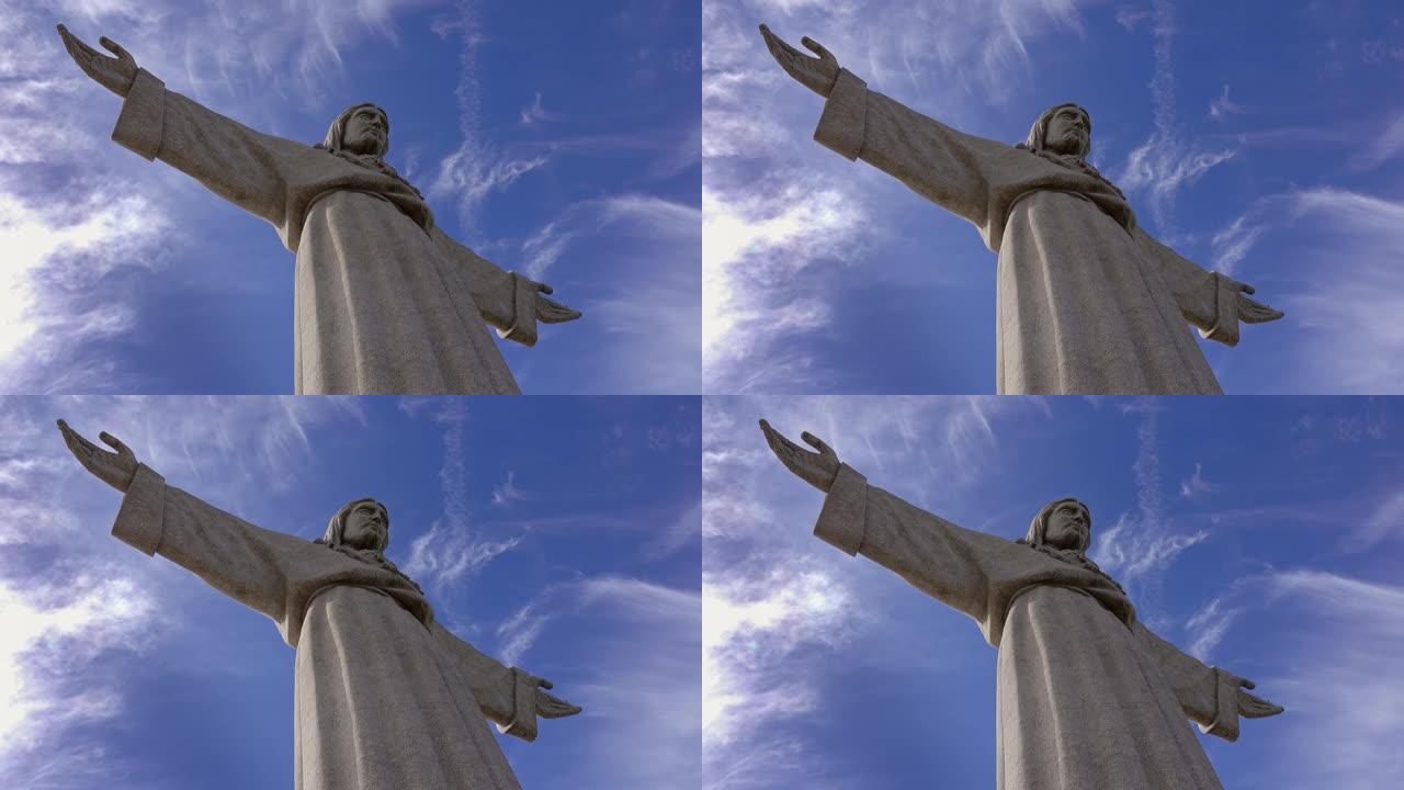 葡萄牙里斯本的基督国王雕像
