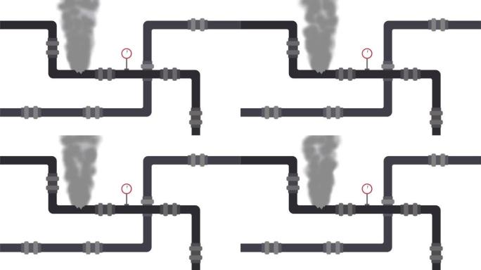 天然气管道泄漏