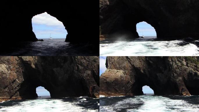 新西兰的海洞