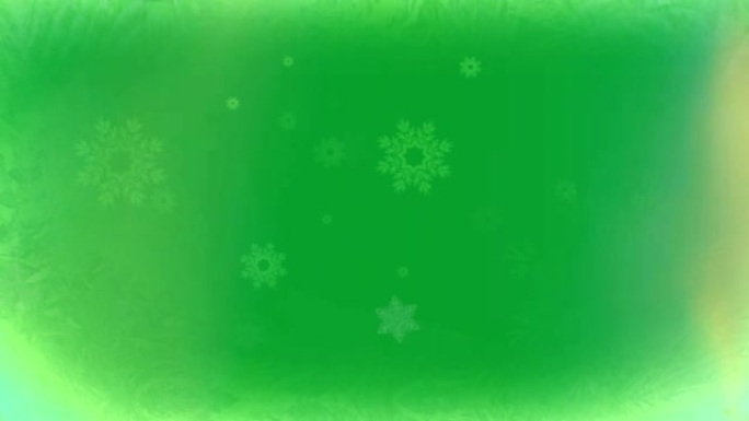 绿色屏幕背景的圣诞快乐运动图形