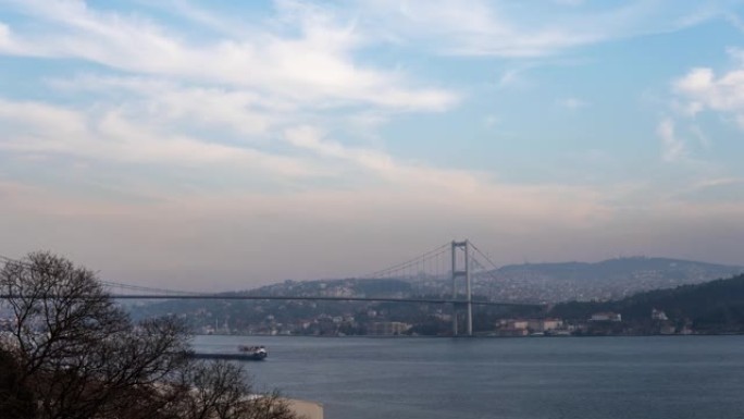 伊斯坦布尔博斯普鲁斯海峡延时4k