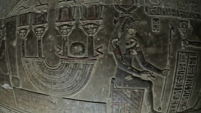 古埃及墓葬中的象形文字雕刻