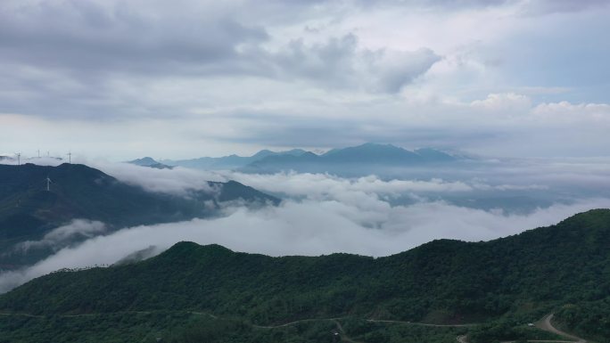 茂名浮山岭4k航拍