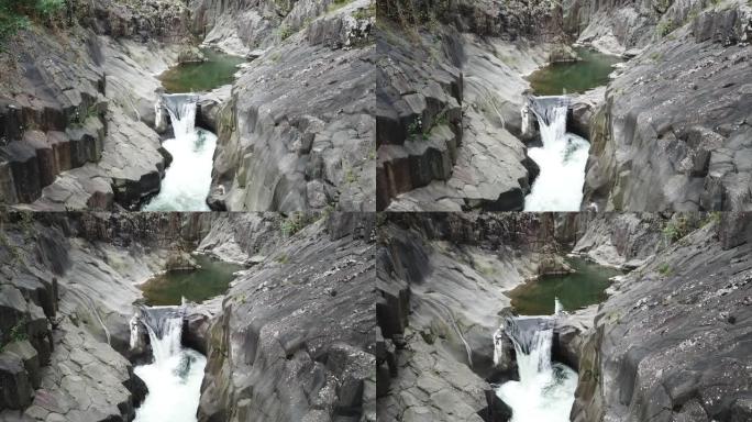 瓦利瀑布的4k镜头