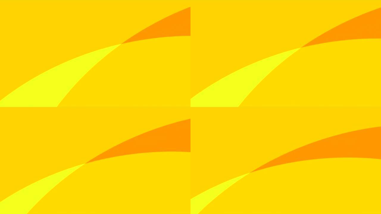 开启器-抽象企业橙色运动背景-无缝循环