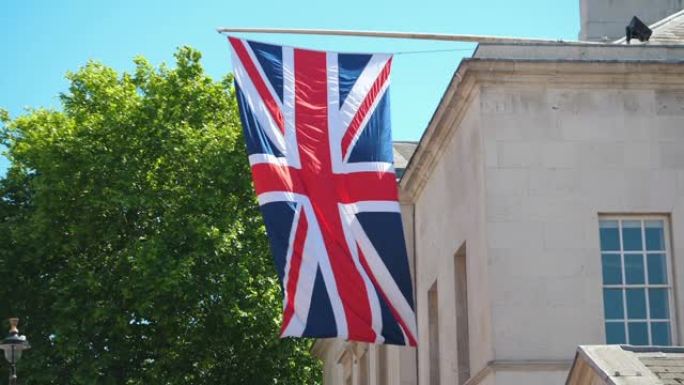 英国国旗慢镜头180帧/秒