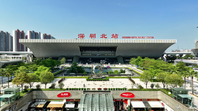 深圳北站最新航拍