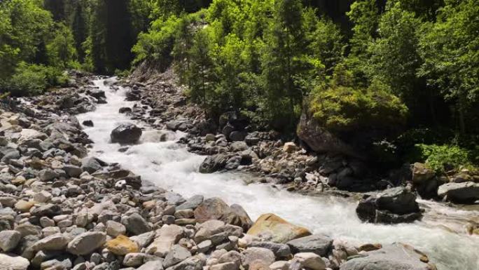 野生山溪森林海氧吧瀑布溪流水