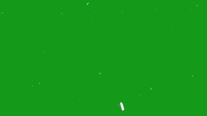 吹雪颗粒运动图形与绿屏背景