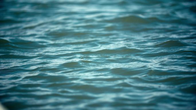 水面湖面波浪荡漾特写