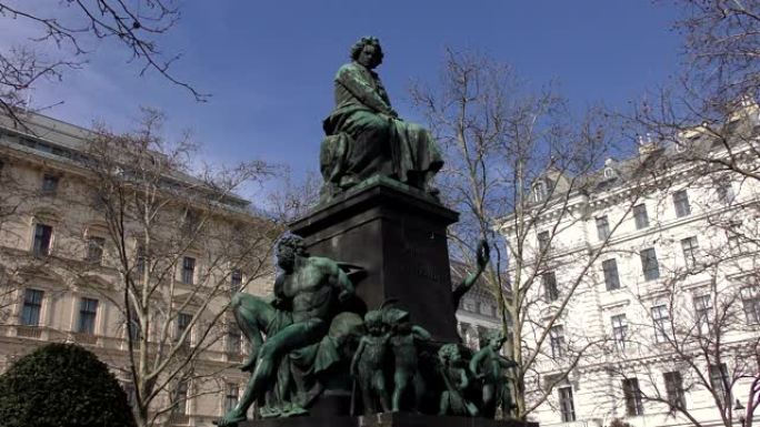 路德维希·范·贝多芬的雕像 (1880)，奥地利维也纳