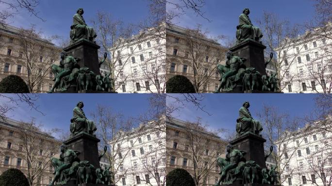 路德维希·范·贝多芬的雕像 (1880)，奥地利维也纳