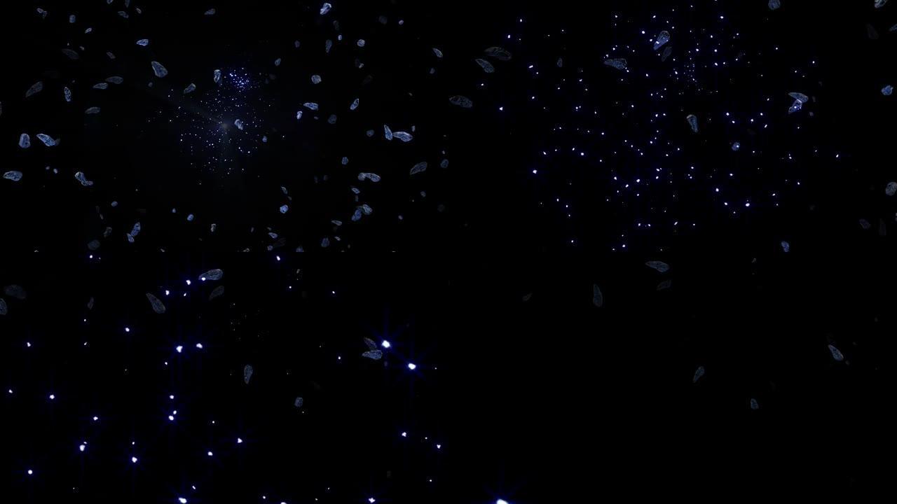 蓝岩与星爆粒子动画