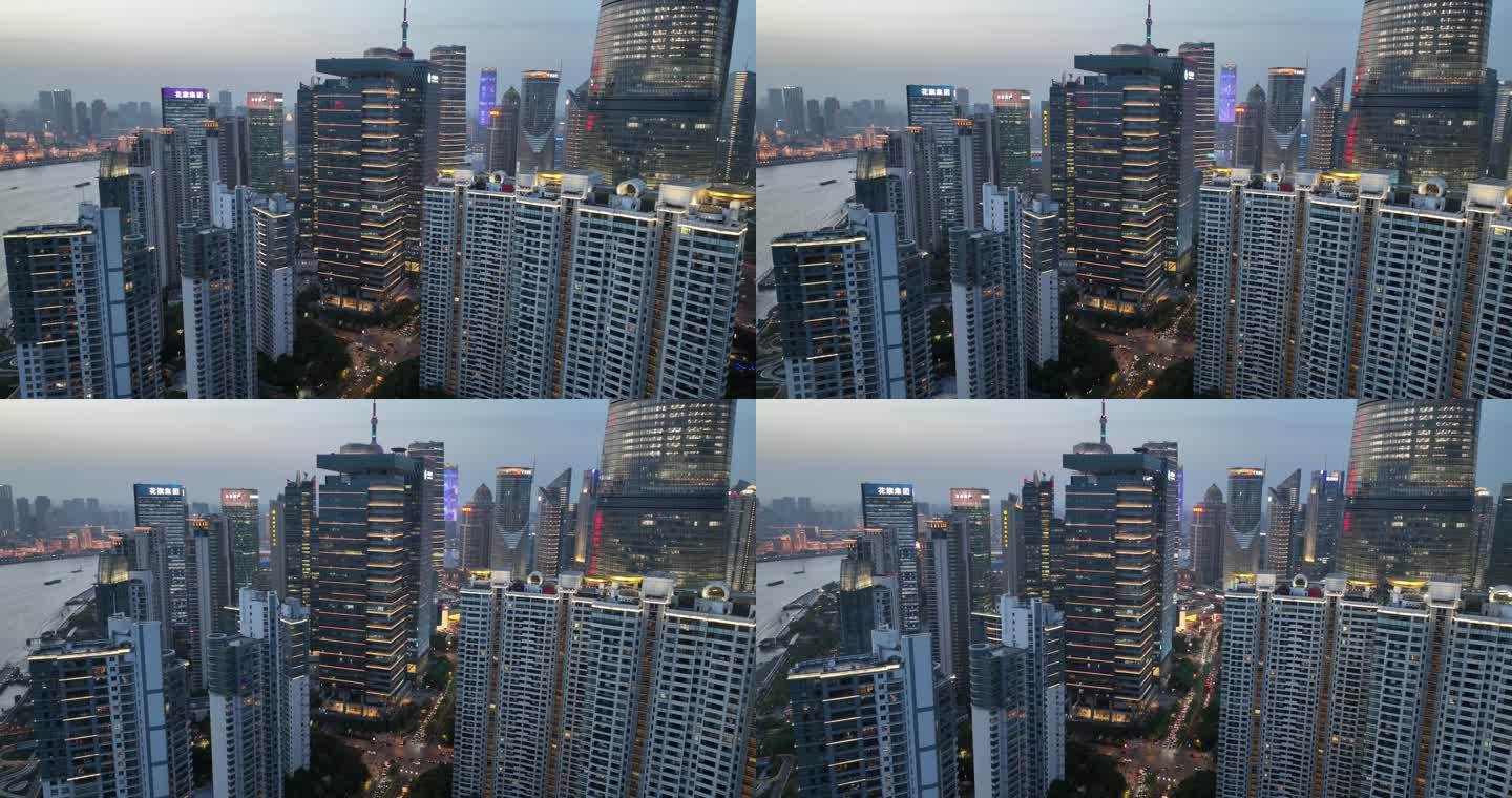 5K原素材-航拍上海金砖大厦