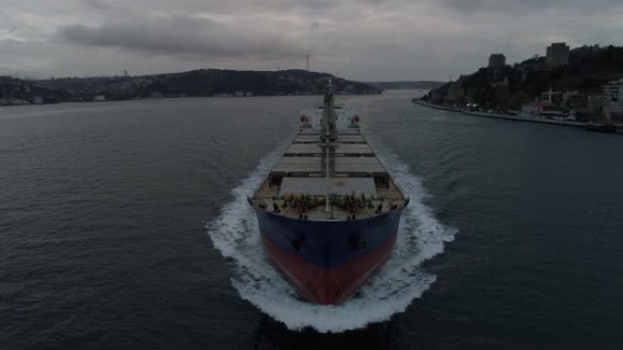 海上超大型集装箱船航拍