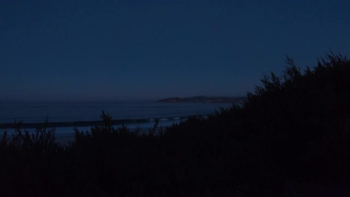 加利福尼亚州卡梅尔/圆石滩的日出