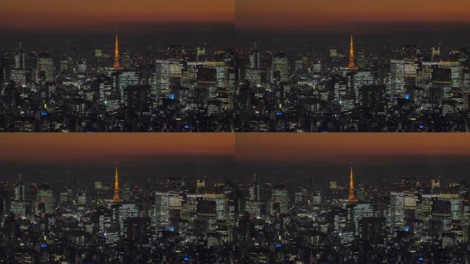 日本东京中部的黄塔