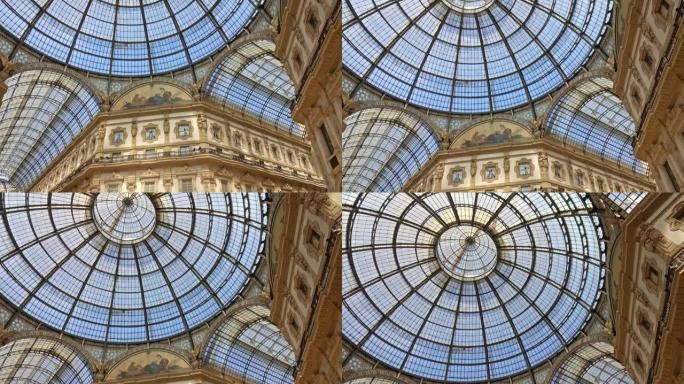 意大利米兰维托里奥·埃马努埃莱二世广场