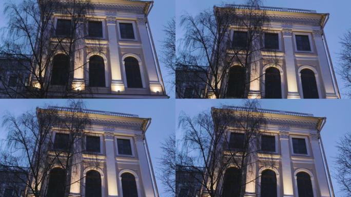 宫殿建筑风格巴洛克照明阿尼奇科夫宫殿树柱