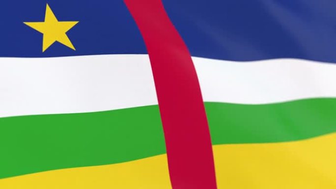 中非共和国的旗帜环