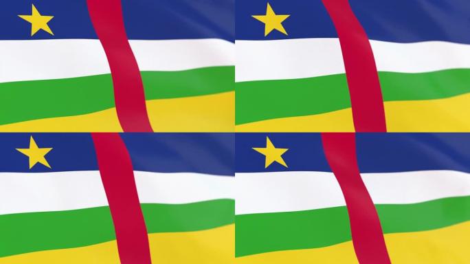 中非共和国的旗帜环