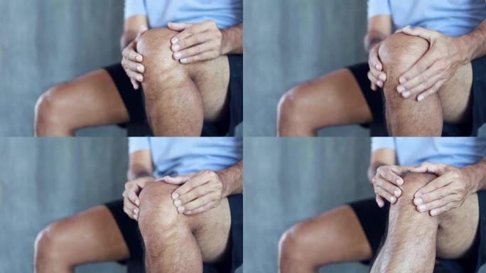 膝盖疼痛外国人膝盖疼痛揉关节