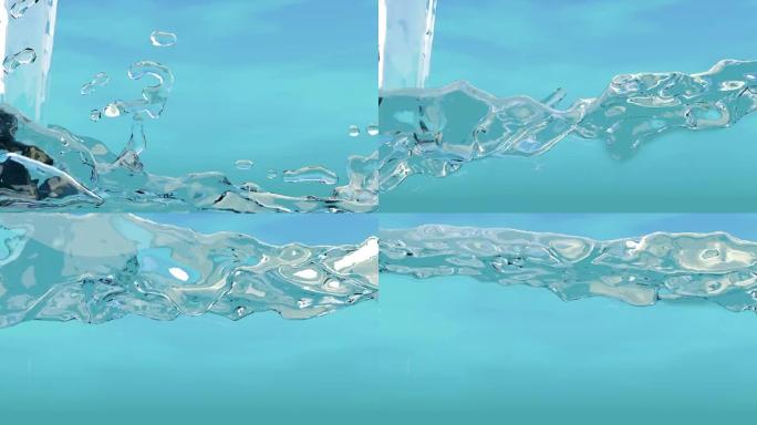 三维水模拟摘要