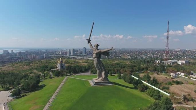 俄罗斯伏尔加格勒的祖国纪念碑