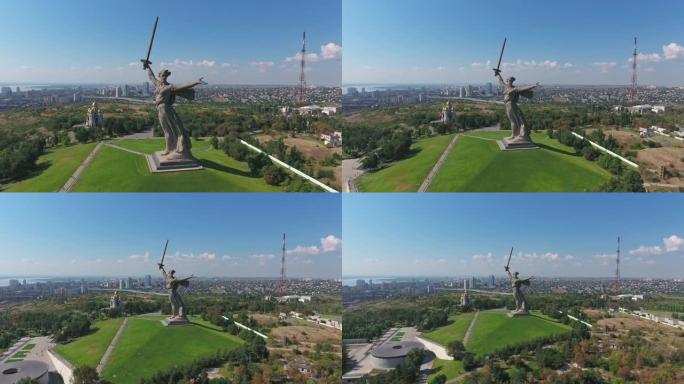 俄罗斯伏尔加格勒的祖国纪念碑