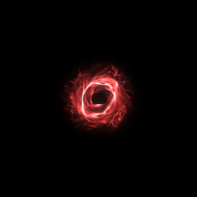 红色魔法能量螺旋漩涡带通道