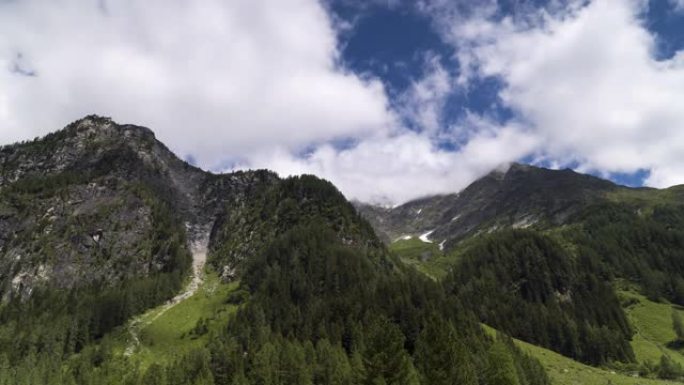 山地景观时间流逝时间流逝山景变化岁月痕迹