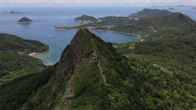 香港清水湾郊野公园高空垃圾峰，尖峰