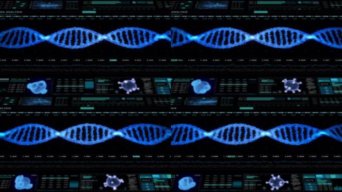 DNA纺丝双螺旋分子遗传密码未来设计。