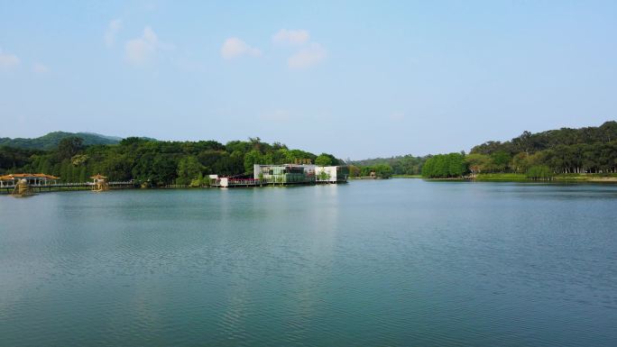 广州麓湖公园--鹿鸣酒家