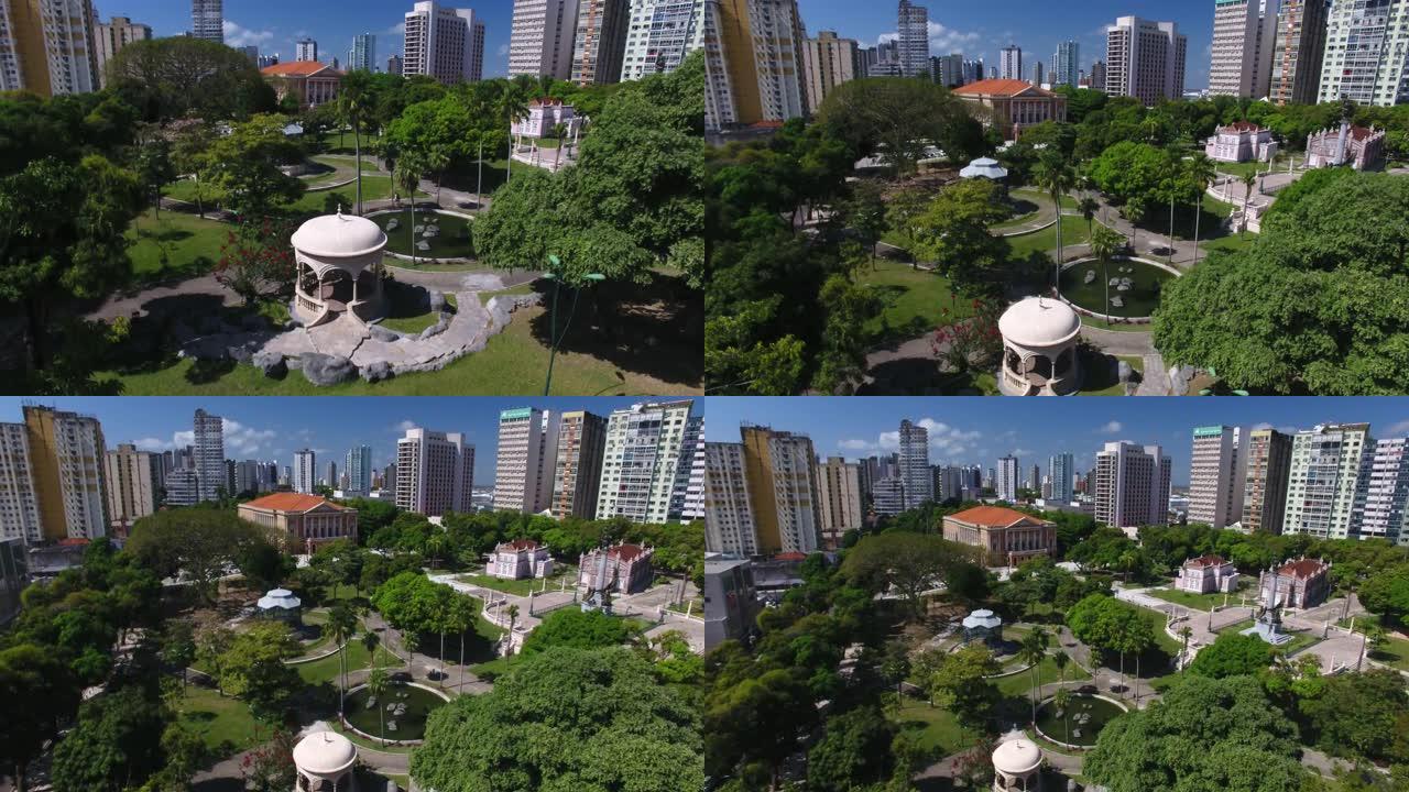 Rep ú blica广场和和平剧院，贝伦，帕拉，巴西