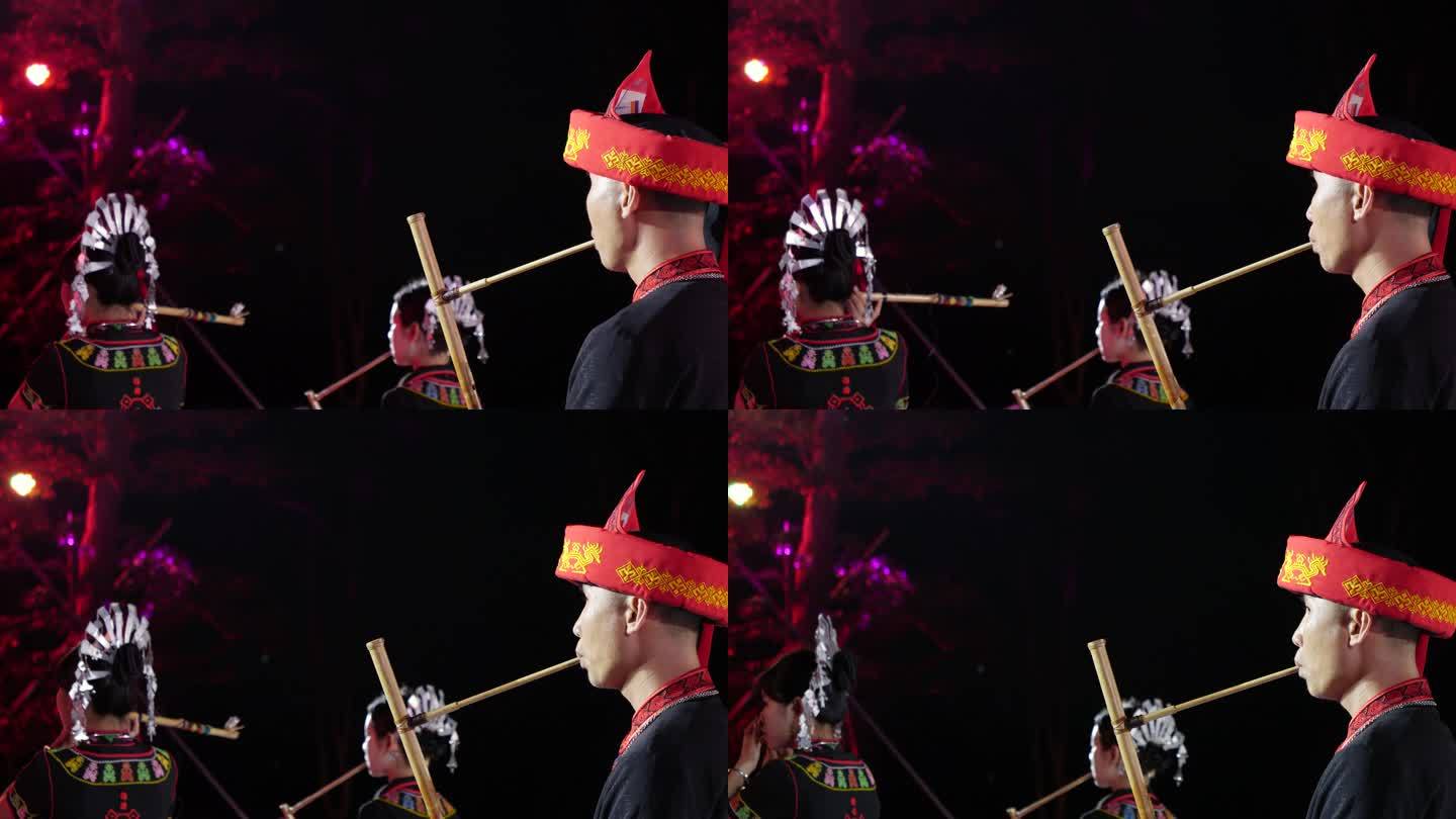 非物质文化遗产海南黎族竹木器乐演奏表演