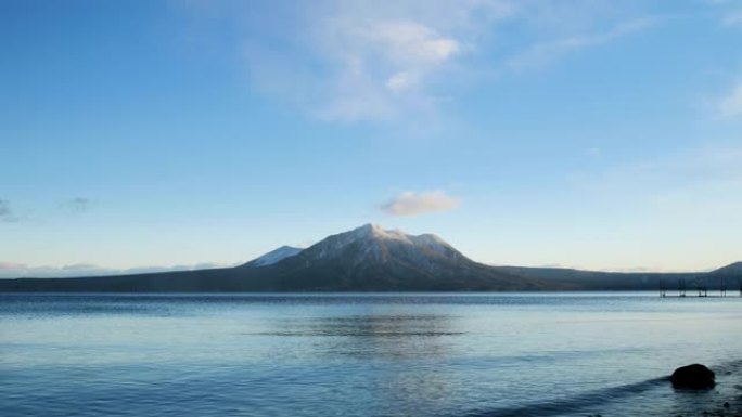 日本北海道志科津湖