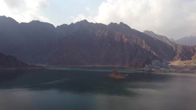 阿联酋迪拜酋长国的哈达湖
