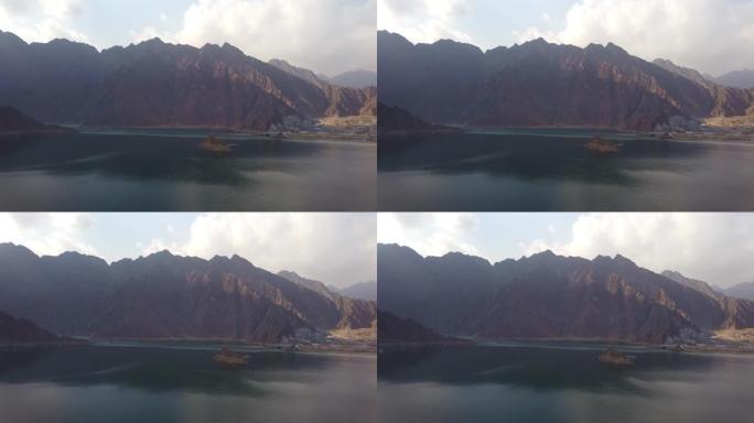 阿联酋迪拜酋长国的哈达湖