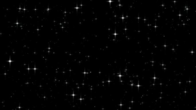 夜间背景的流星运动图形