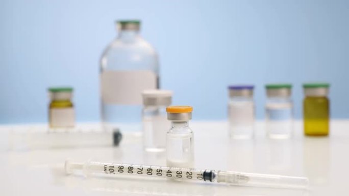 新型冠状病毒肺炎，冠状病毒疫苗安瓿，注射瓶