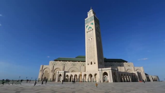 卡萨布兰卡哈桑二世清真寺全景