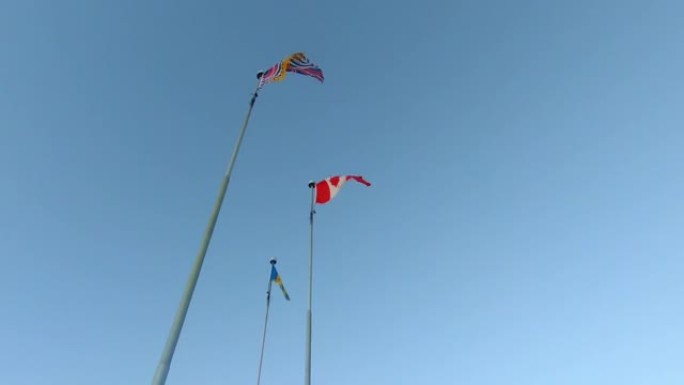 风和旗帜为彼此而生