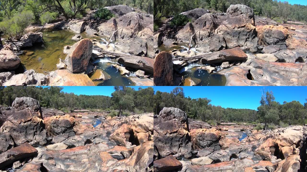 西澳大利亚州的瀑布