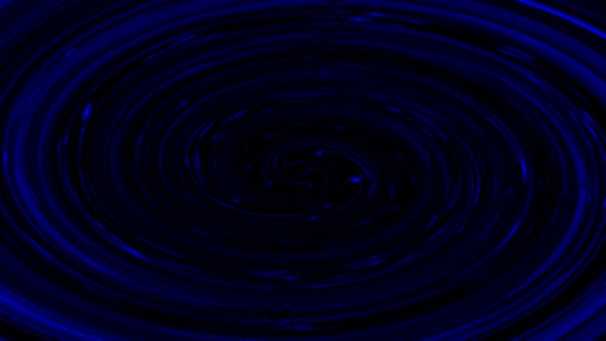 催眠螺旋七彩灯背景。发光的蓝线旋转。