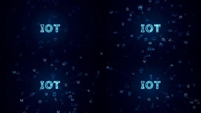 物联网 (IOT) 概念。